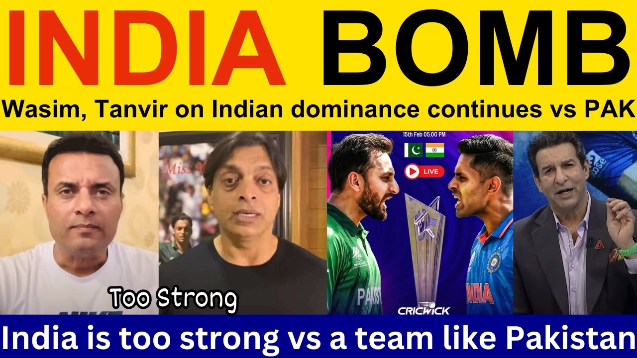 Tanveer Ahmed crying on Ind win vs PAK | Pakistani Reaction, Ramiz Raja, Shoaib Akhtar | T20 WC 2026