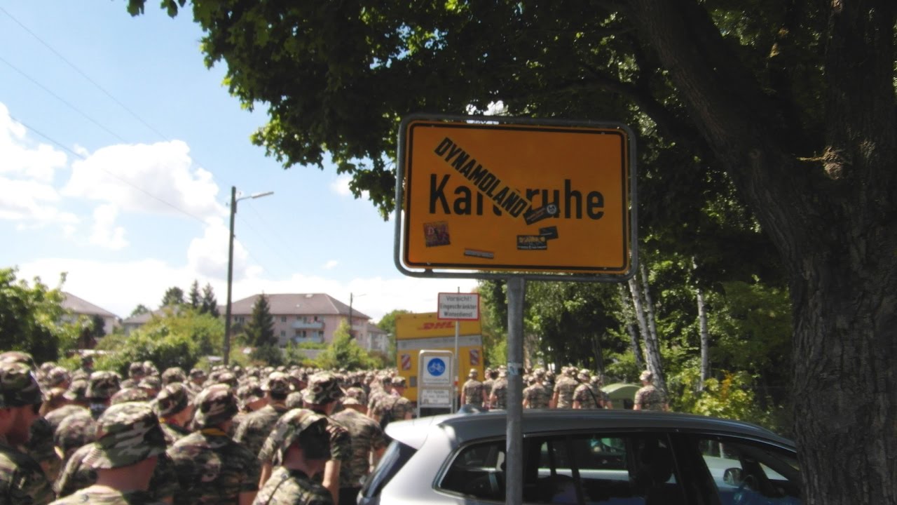 Karlsruher SC - Dynamo Dresden | 14.05.2017 | Fanmarsch