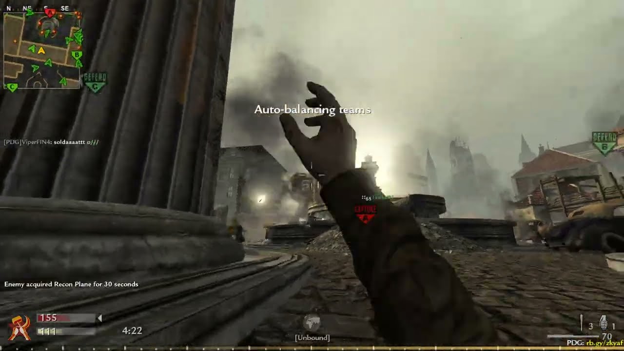 Call of Duty World at War multiplayer gameplay [DOM][PC]