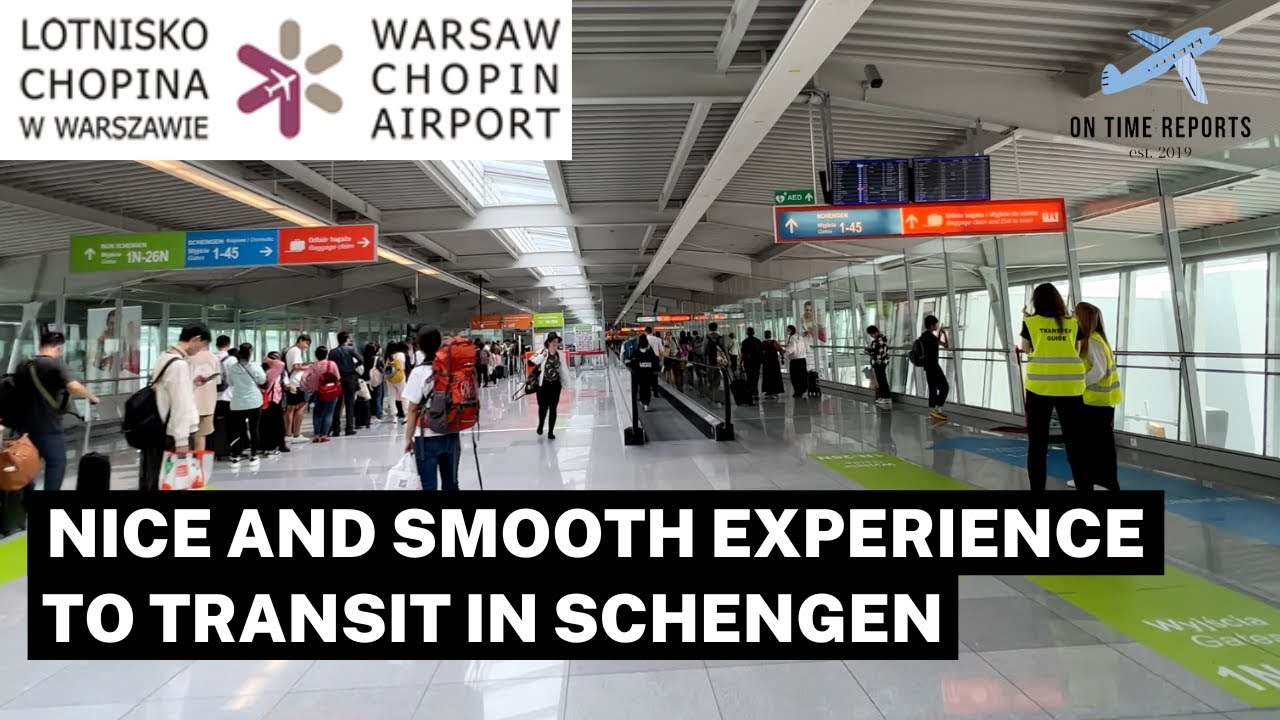 🇵🇱 Warsaw Chopin (WAW) Airport Non-Schengen Transfer to Schengen and Arrivals