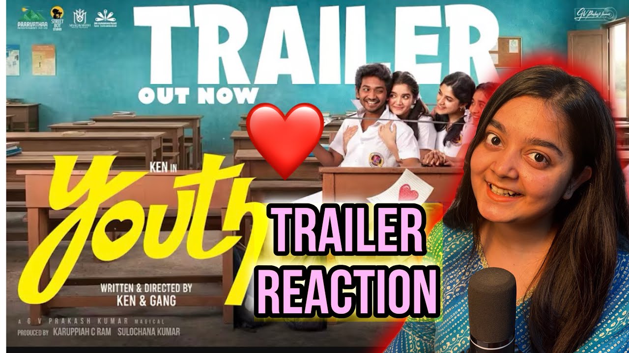 Youth Trailer Reaction | Ken Karunaas | Suraj Venjaramoodu | GV Prakash Kumar