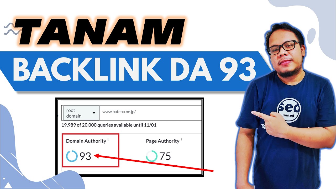 🔴 TANAM BACKLINK DI AUTHORITY DA 93 DAN DR 93 MENGGUNAKAN HATENA - DIJAMIN MENAIKAN PERINGKAT WEB