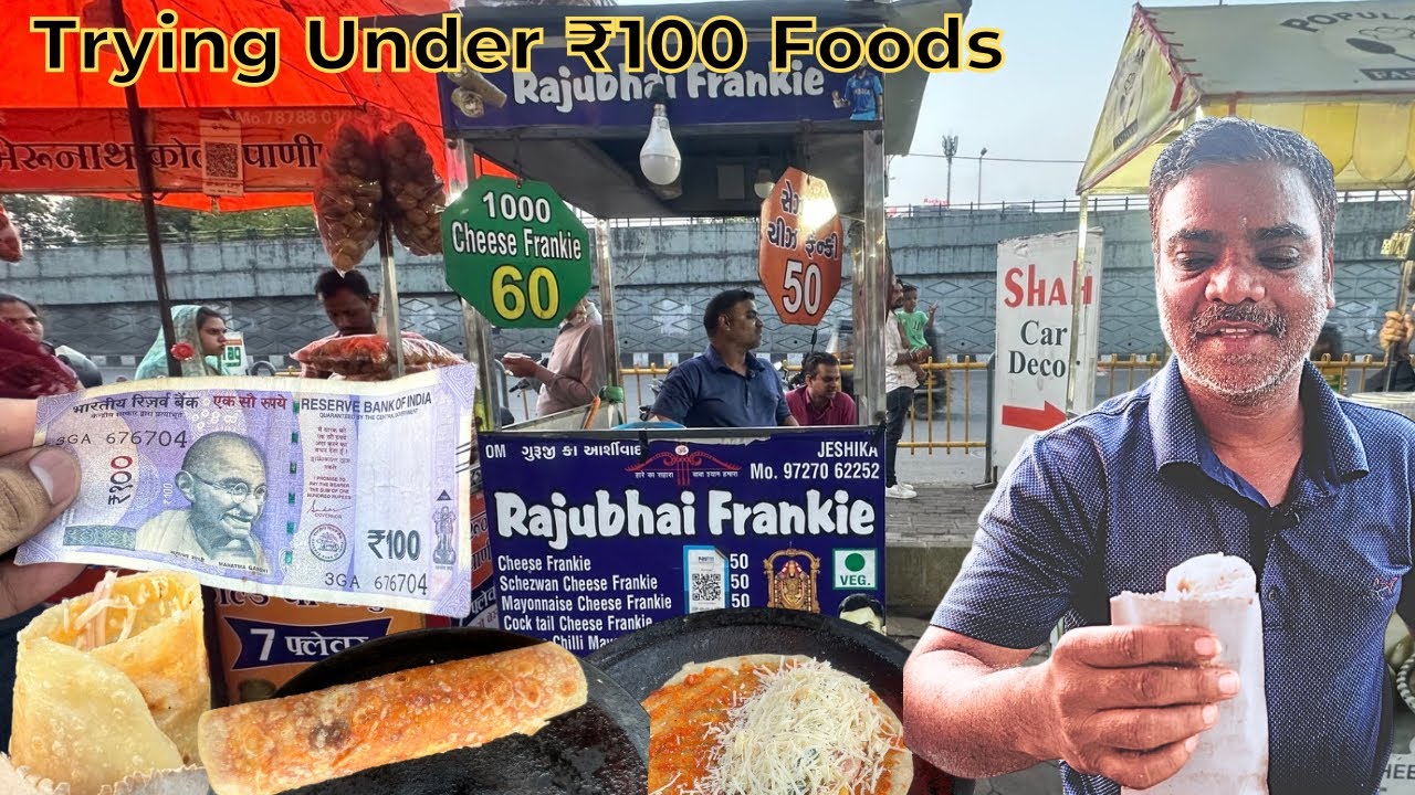 Most Viral Raju Bhai Frankie In Surat | Surat Famous Frankie | Cocktail Frankie Surat | Wow Foodie