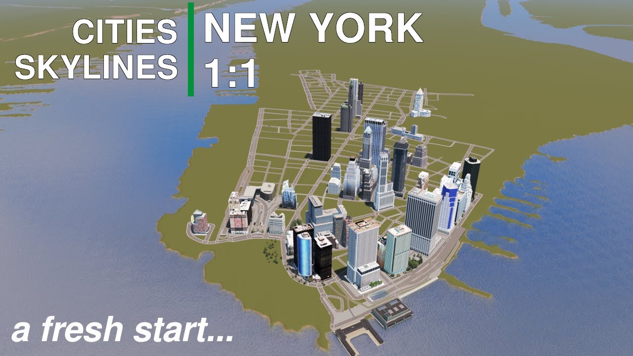 A Journey to New York City - Cities Skylines - New York 1:1