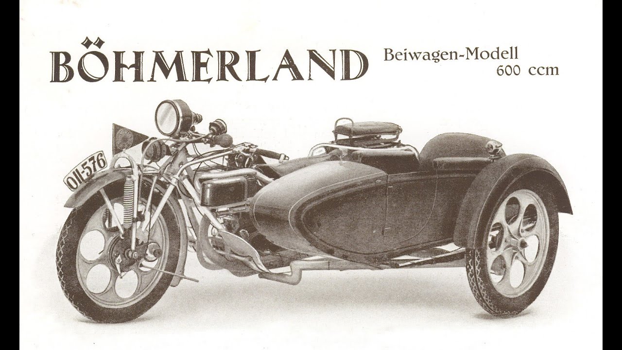 MOTOCYKL ČECHIE / MOTORRAD BÖHMERLAND