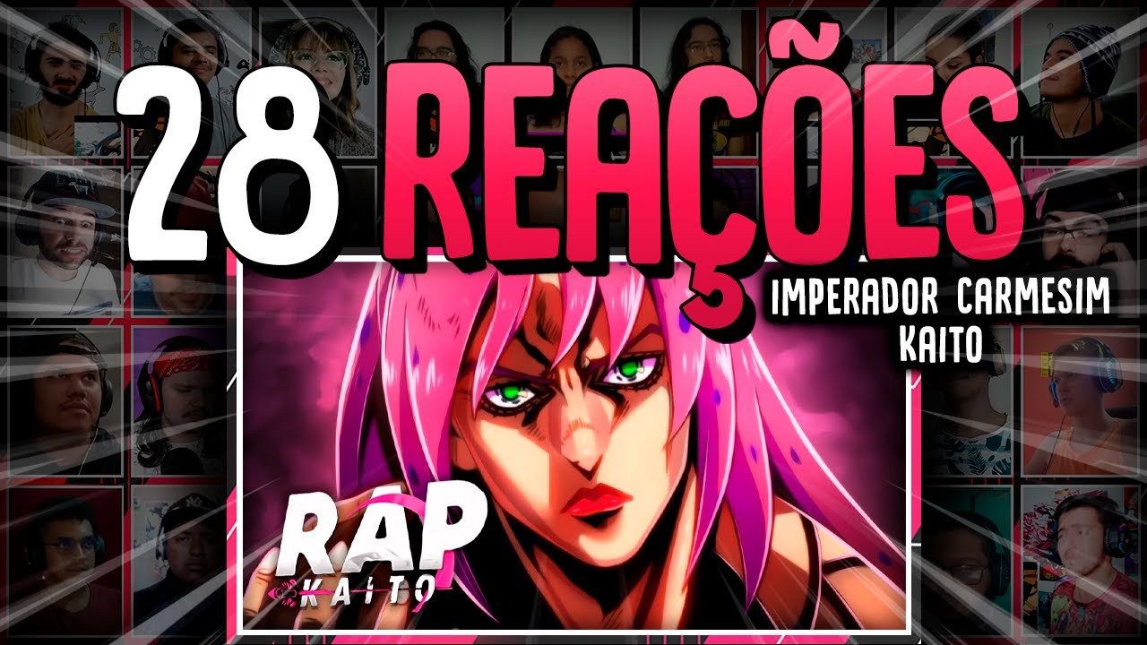 28 Rea&ccedil;&otilde;es | Imperador Carmesim | Diavolo (JoJo's Bizarre Adventure) | Kaito