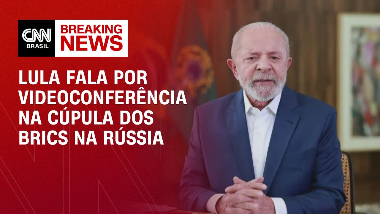 Lula fala por videoconferência na cúpula dos Brics na Rússia | CNN NOVO DIA