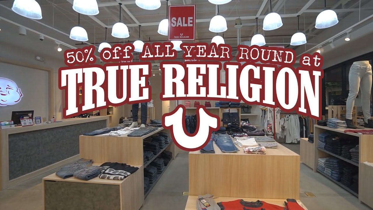 #myAciendaTV ep 7: True Religion | 50% OFF ALL YEAR ROUND!