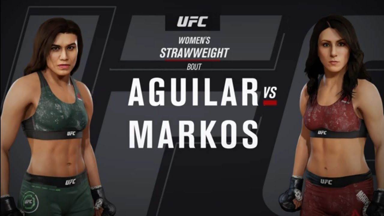 UFC 3 - Jessica Aguilar vs Randa Markos / PS4 Gameplay