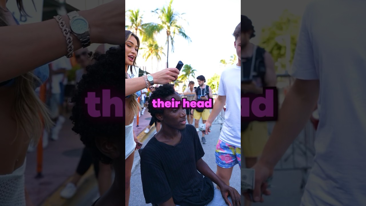 Paying A Stranger to Shave Their Head!
