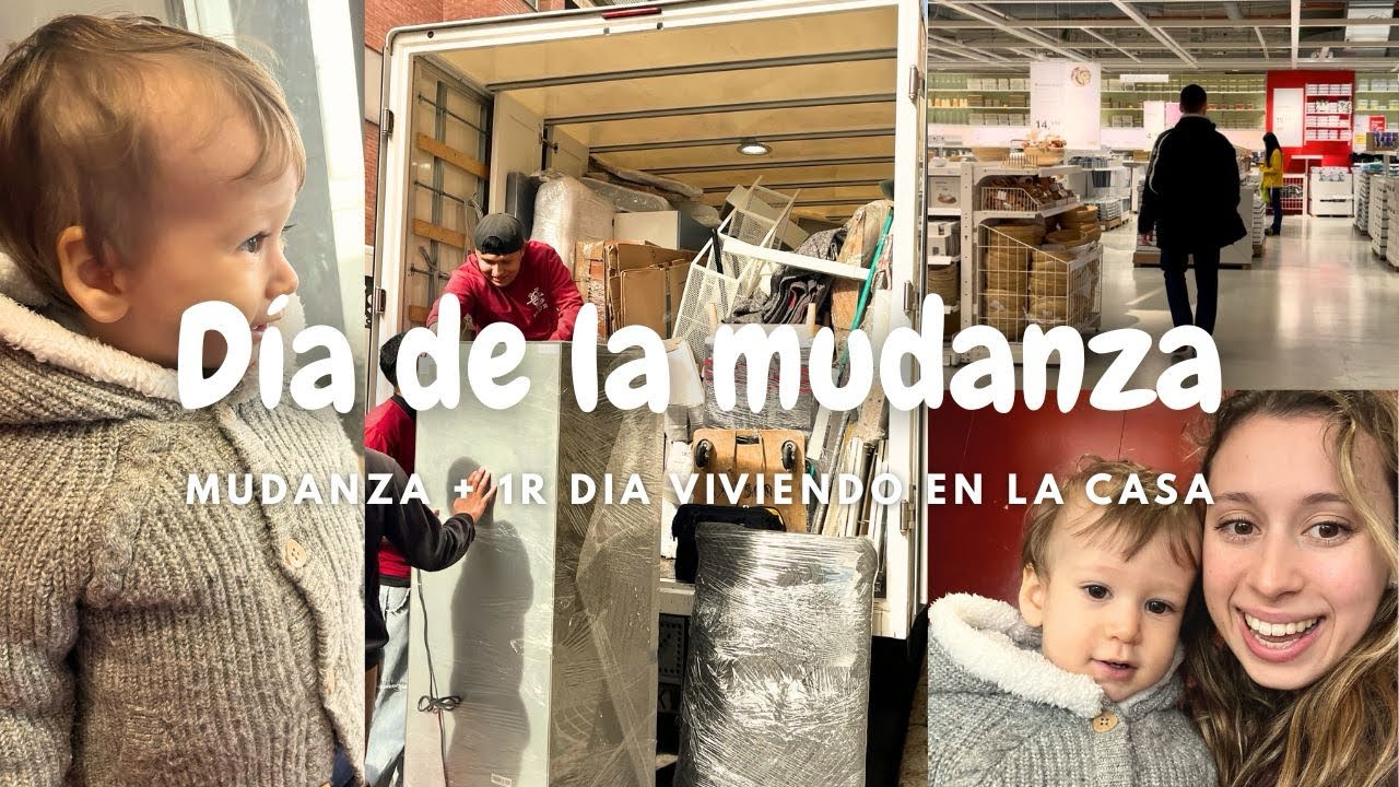 El DÍA de la MUDANZA🚛 + Primer día en la CASA NUEVA 🏠