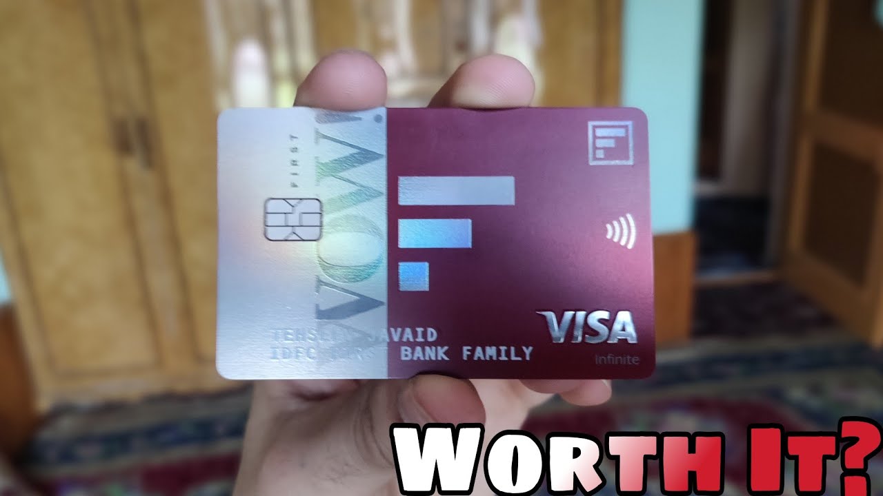 Распаковка кредитной карты IDFC FIRST Wow