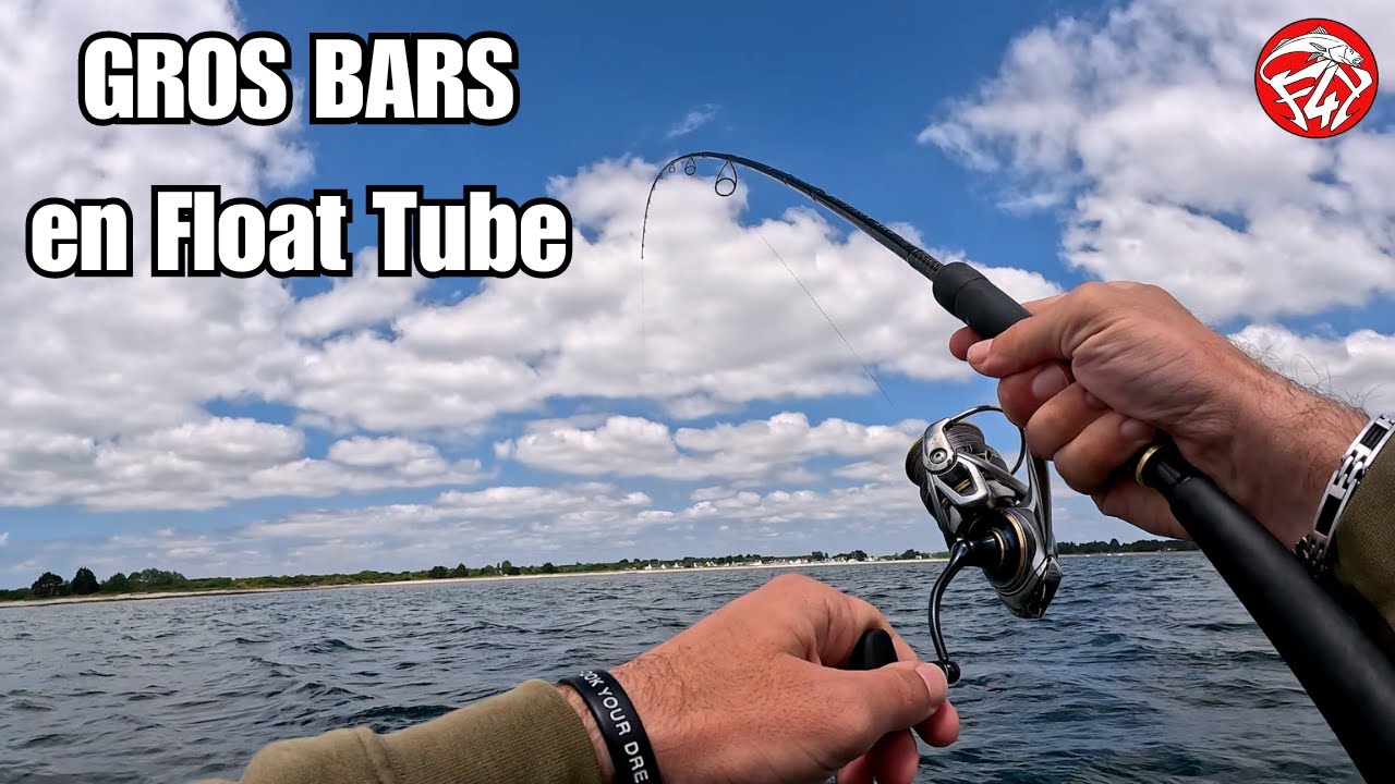 Trouver le BAR MONSTRUEUX en float TUBE ! / pêche du bar aux leurres