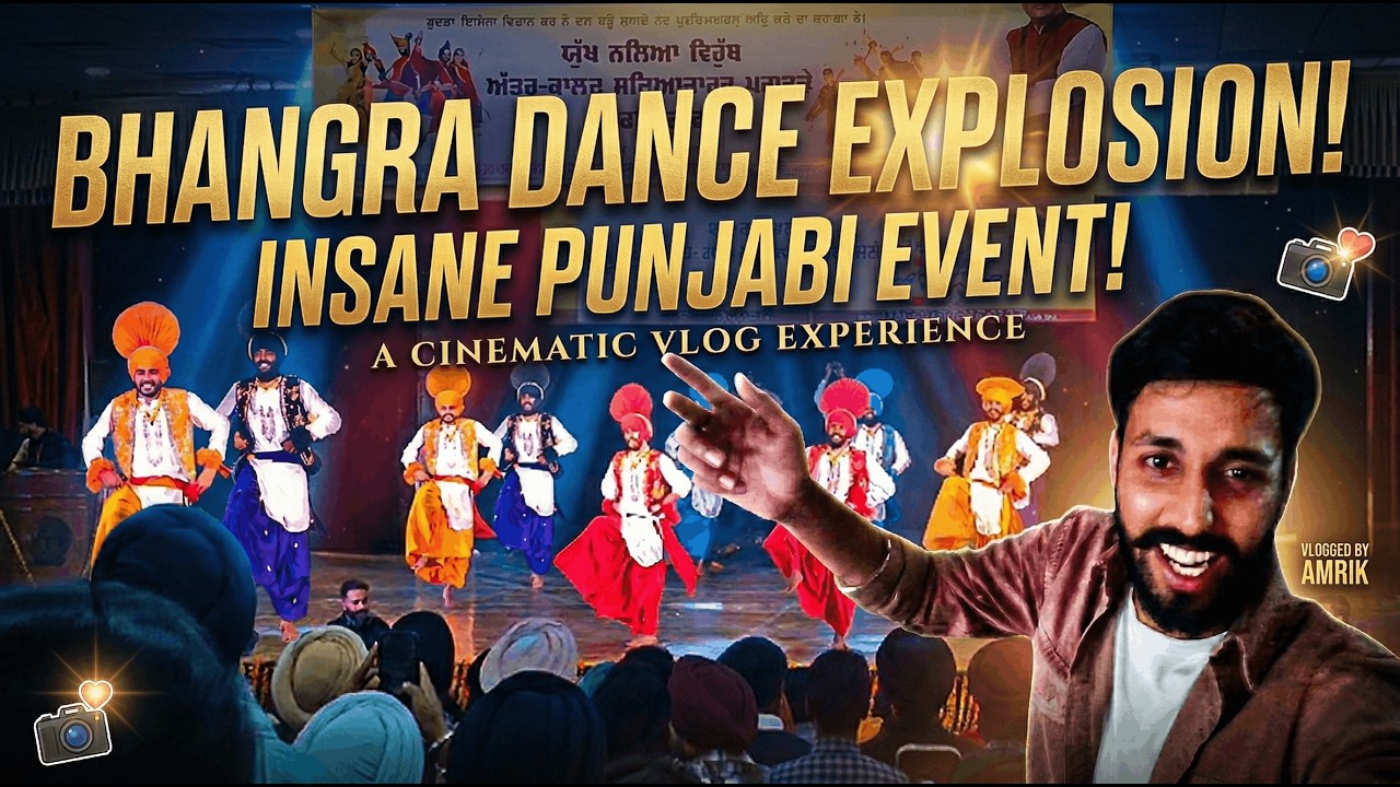 CRAZY Bhangra Performance at College Fest! 🔥| Guru Nanak Dev University | Aameen Unscripted