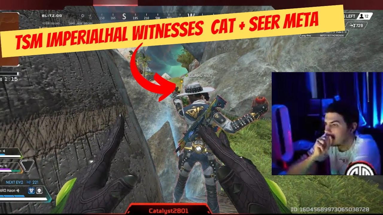 Tsm imperialhal WITNESSES Cat + seer meta #apex #imperialhal #apexlegendsclips