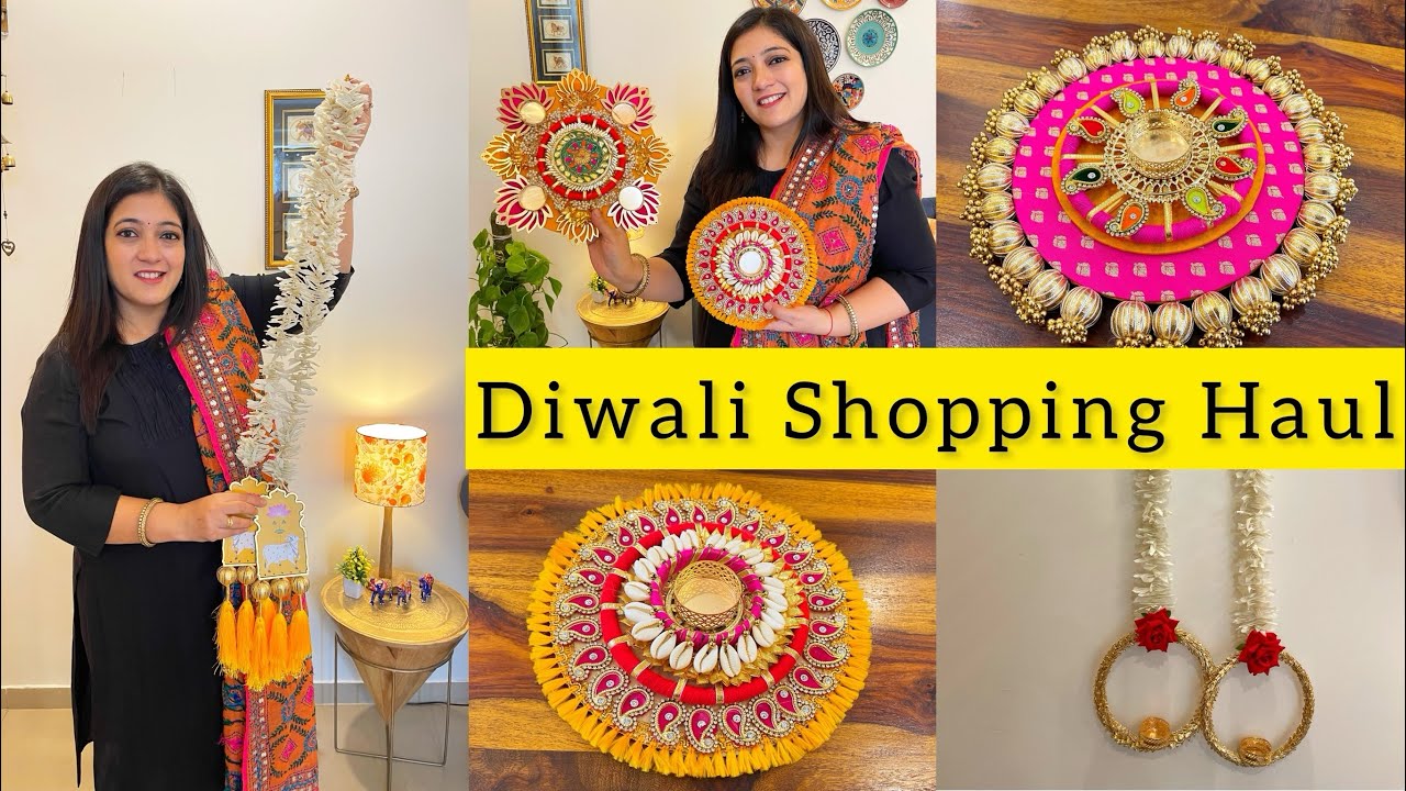 Diwali Shopping Haul|Diwali Decoration Products||Diwali Haul|Festival ready home.