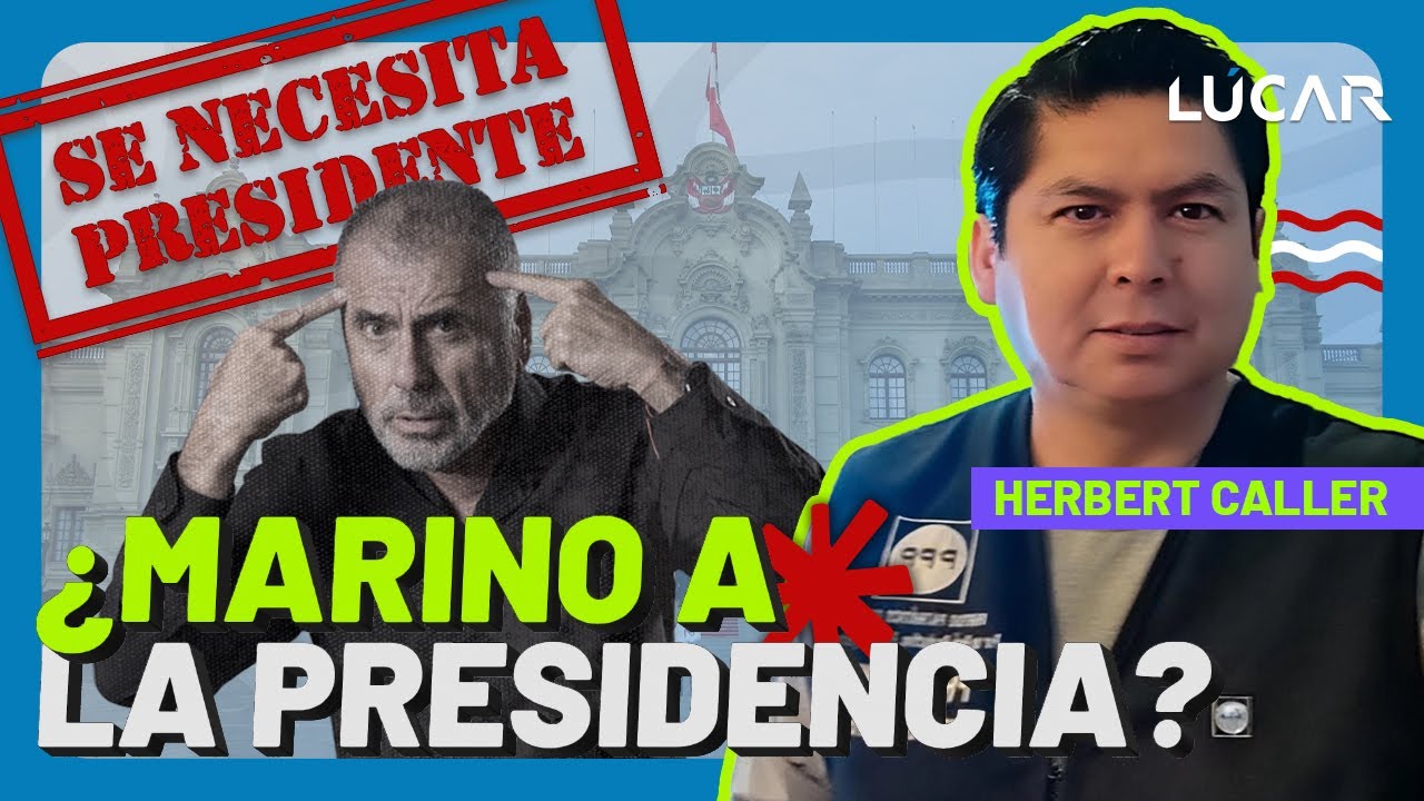 NICOLAS L&Uacute;CAR: SE NECESITA PRESIDENTE - &iquest;MARINO A LA PRESIDENCIA?