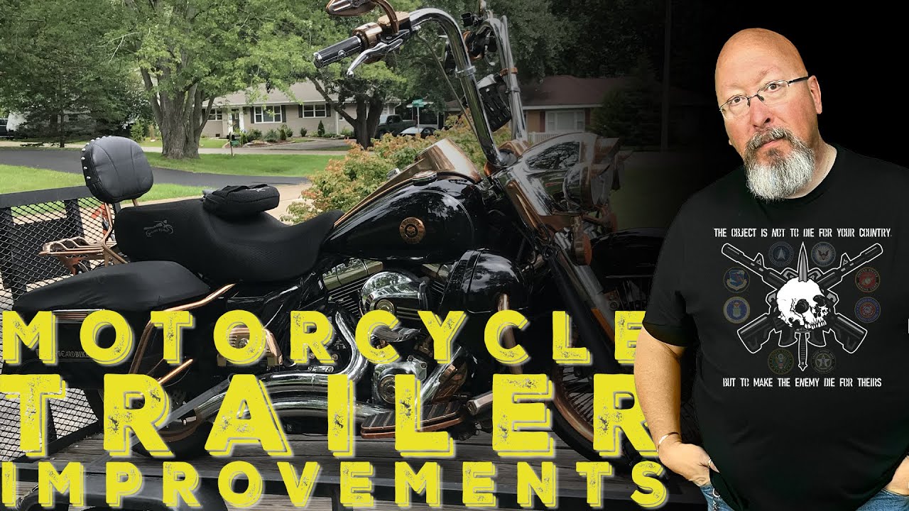 The Motorcycle Trailer Upgrade We Wish We Did Sooner | Adding A Wheel Chock To Your Bike Trailer