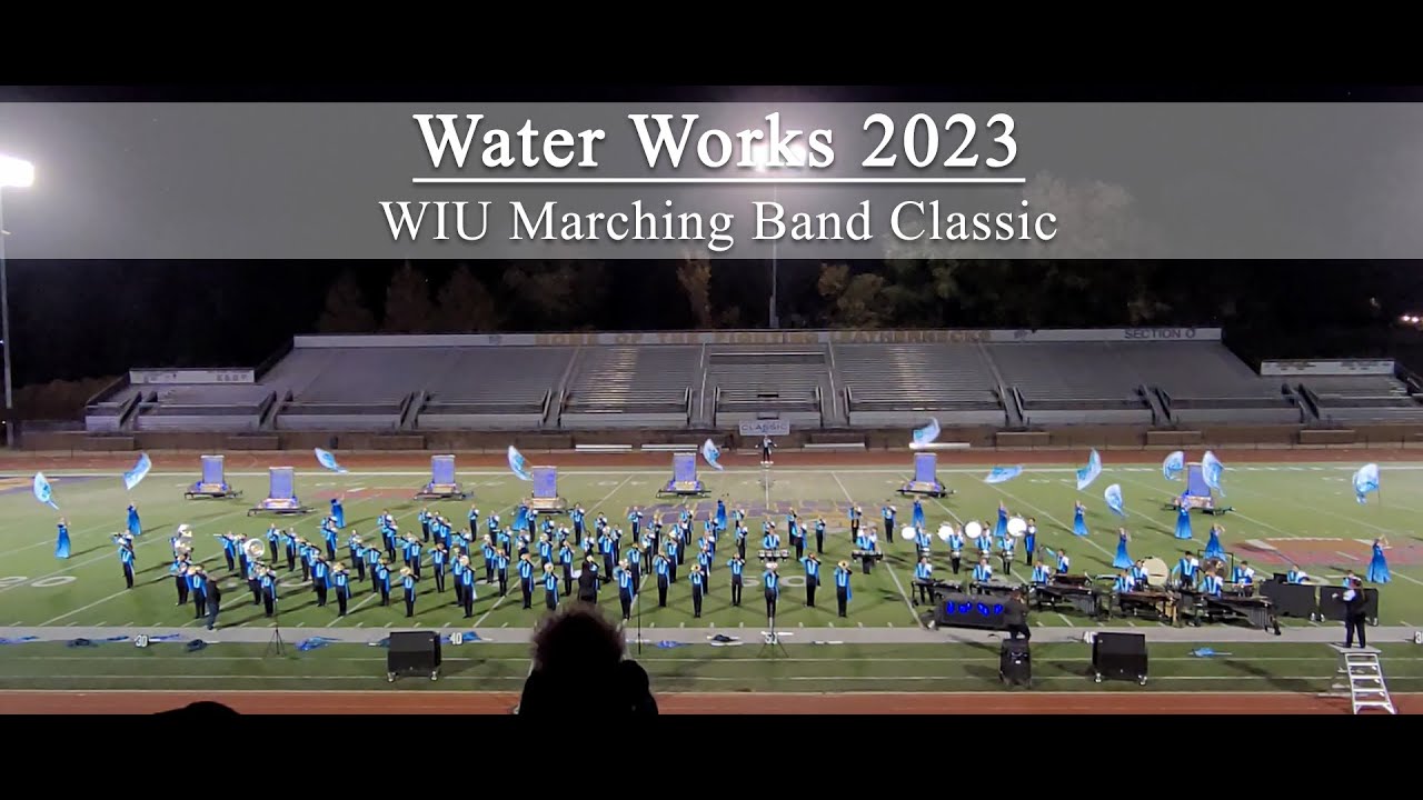 Oct 21 2023 - FZN Marching Band performs Water Works at the WIU Marching Band Classic