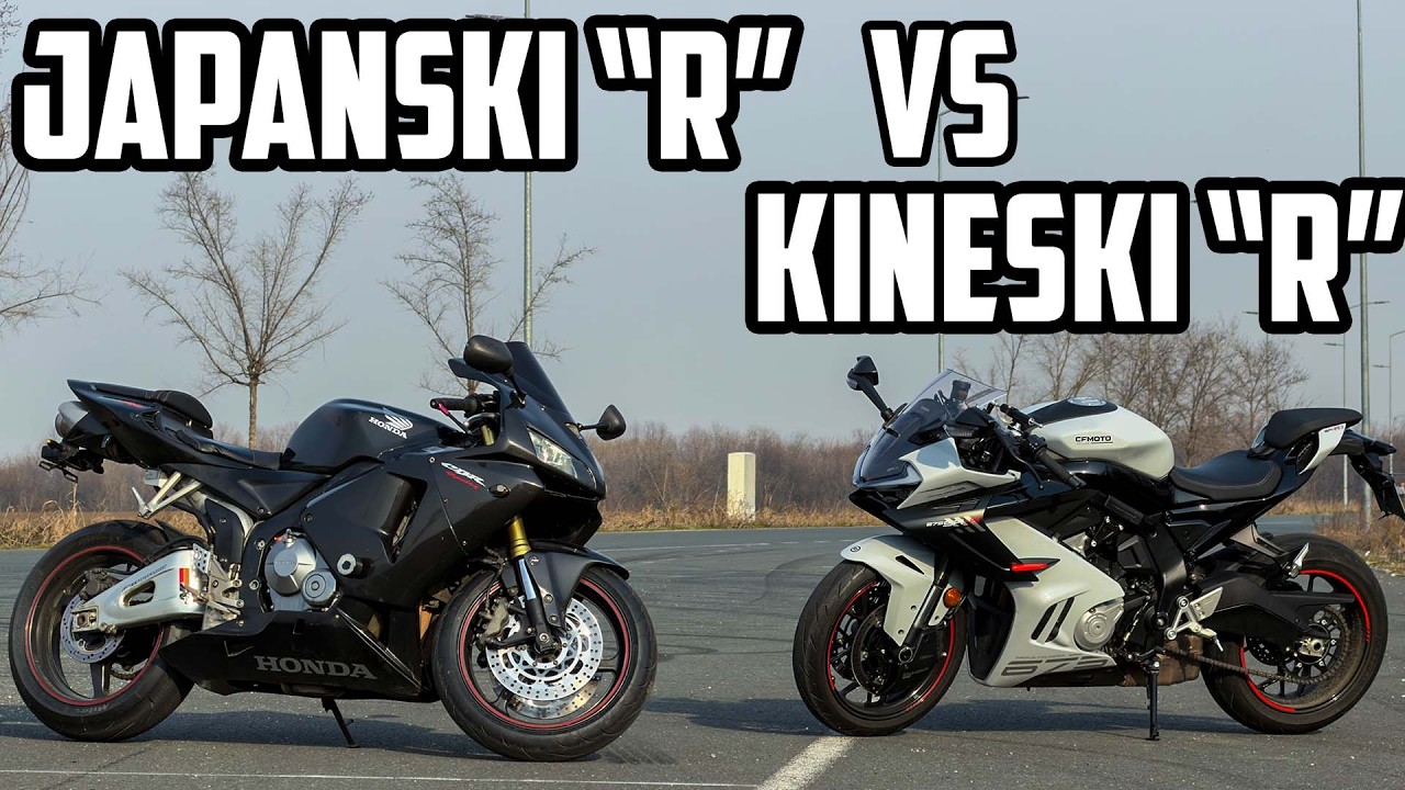 Koliko je kineski CFMoto 675SR moćan Protiv Honde CBR 600RR ? Uporedni Test Ubrzanja i Trka