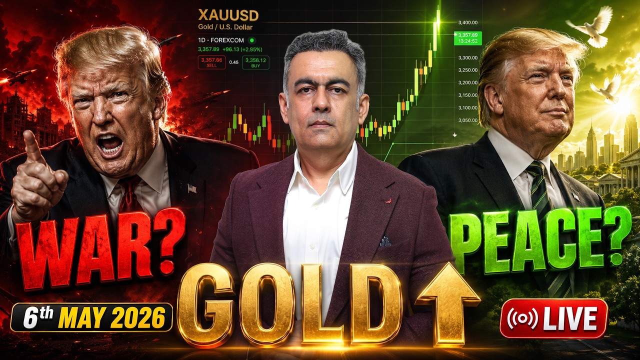 Gold Breakout Explained - War or Peace? XAUUSD Live Analysis May 6 2026 (Full Replay)