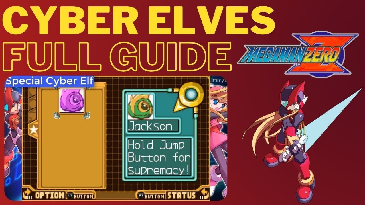 Megaman Zero - All Cyber Elves - Full Walkthrough