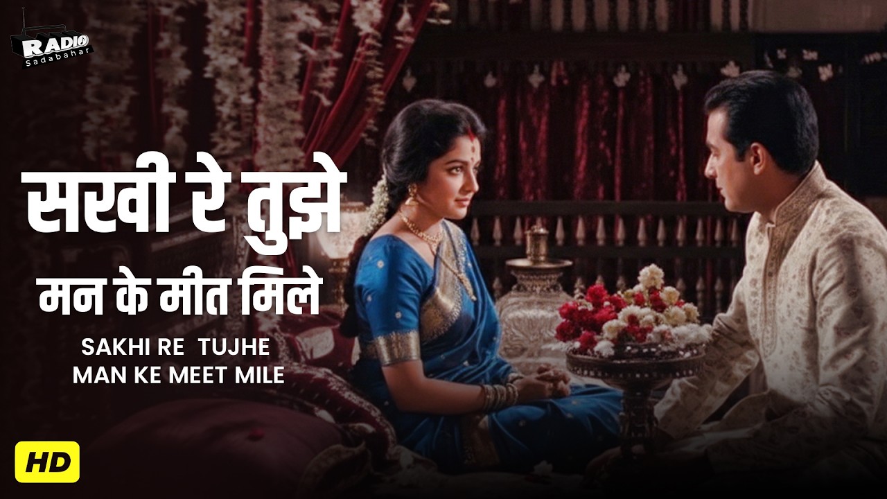 Sakhi Re  Tujhe Man Ke Meet Mile | Lata Mangeshkar - RISHTE NAATE - Raaj Kumar, Nutan