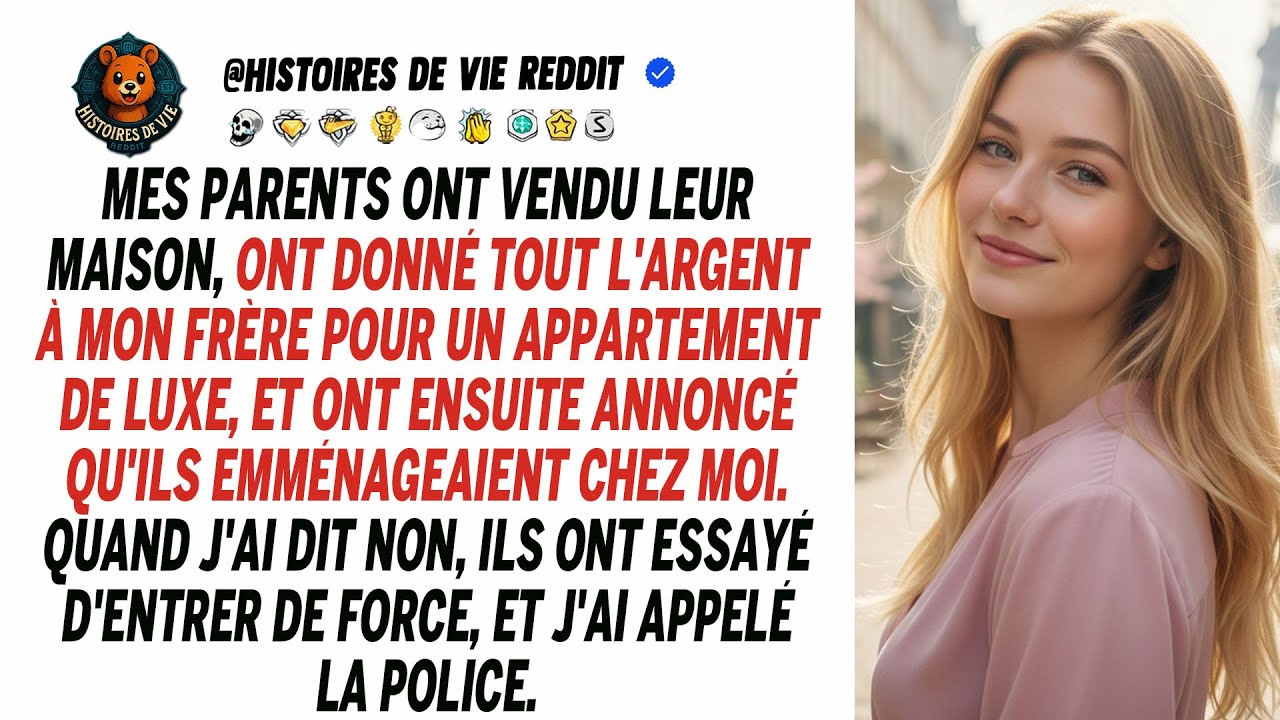 Mes parents ont vendu leur maison, donnant tout l'argent à mon frère pour une raison...