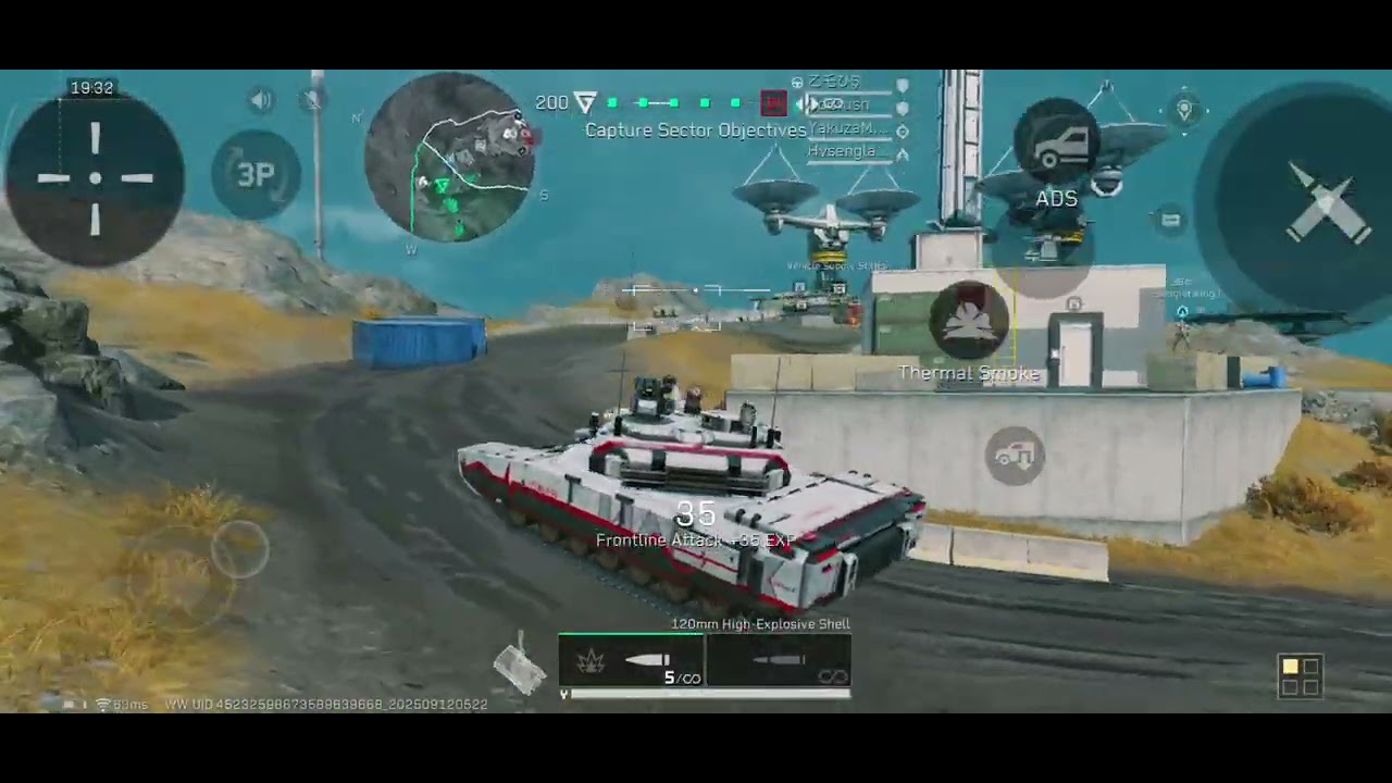 Poco f7 Delta force mobile 120fps game play 