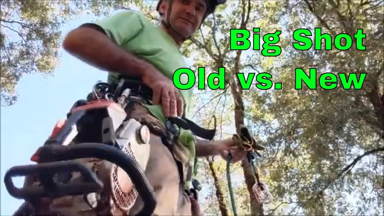 Tree Work, Big Shot, Old Style vs  New, Climbing with a Petzl ZigZag
