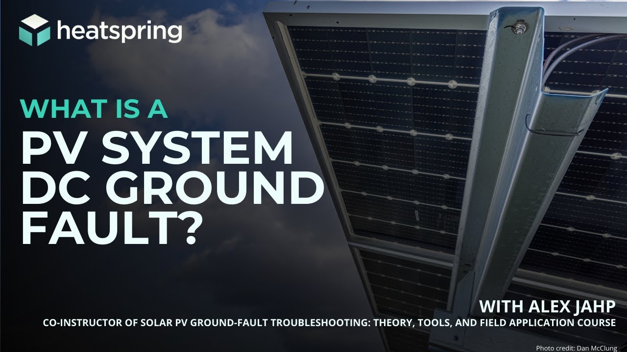 What is a PV System DC Ground Fault?
