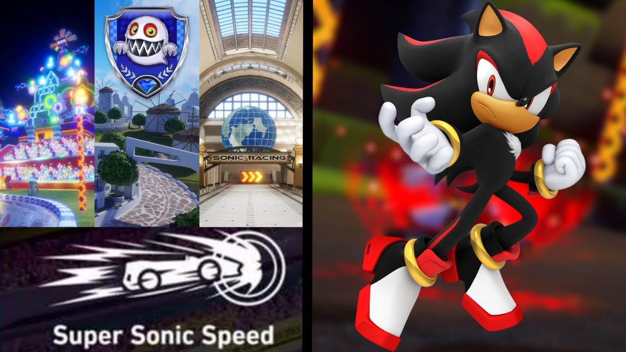 GRAND PRIX BOOM BOO MODE VITESSE SUPER SONIC SONIC RACING CROSSWORLDS
