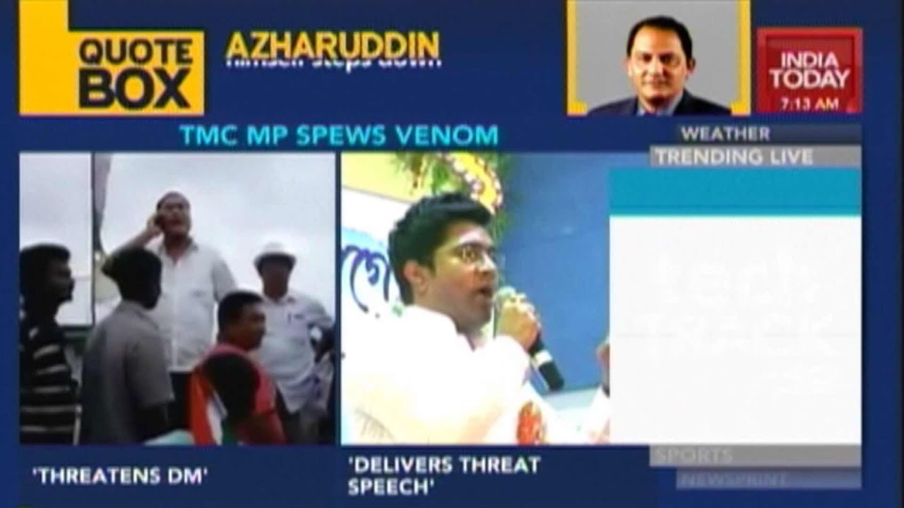 Mamata Banerjee's Nephew Delivers Threat Speech
