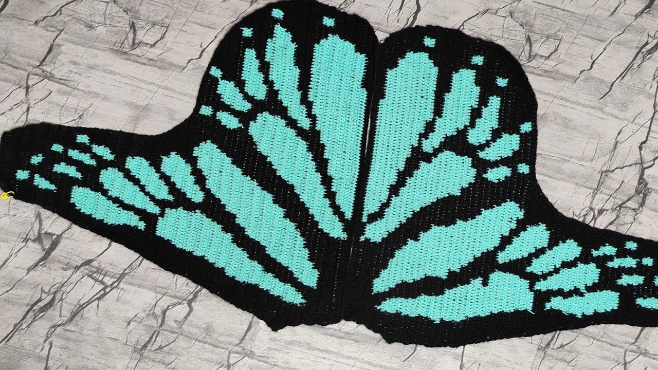 The Knitter 🧶The crochet 🧶 is live butterfly 🦋 crochet cardigan