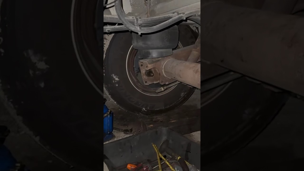 In this video the brakes got stuck.