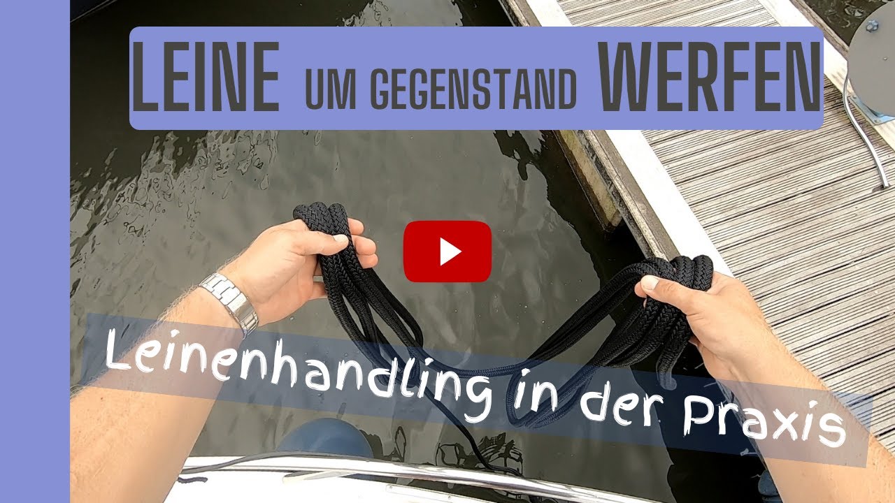 Leine werfen - um einen Gegenstand