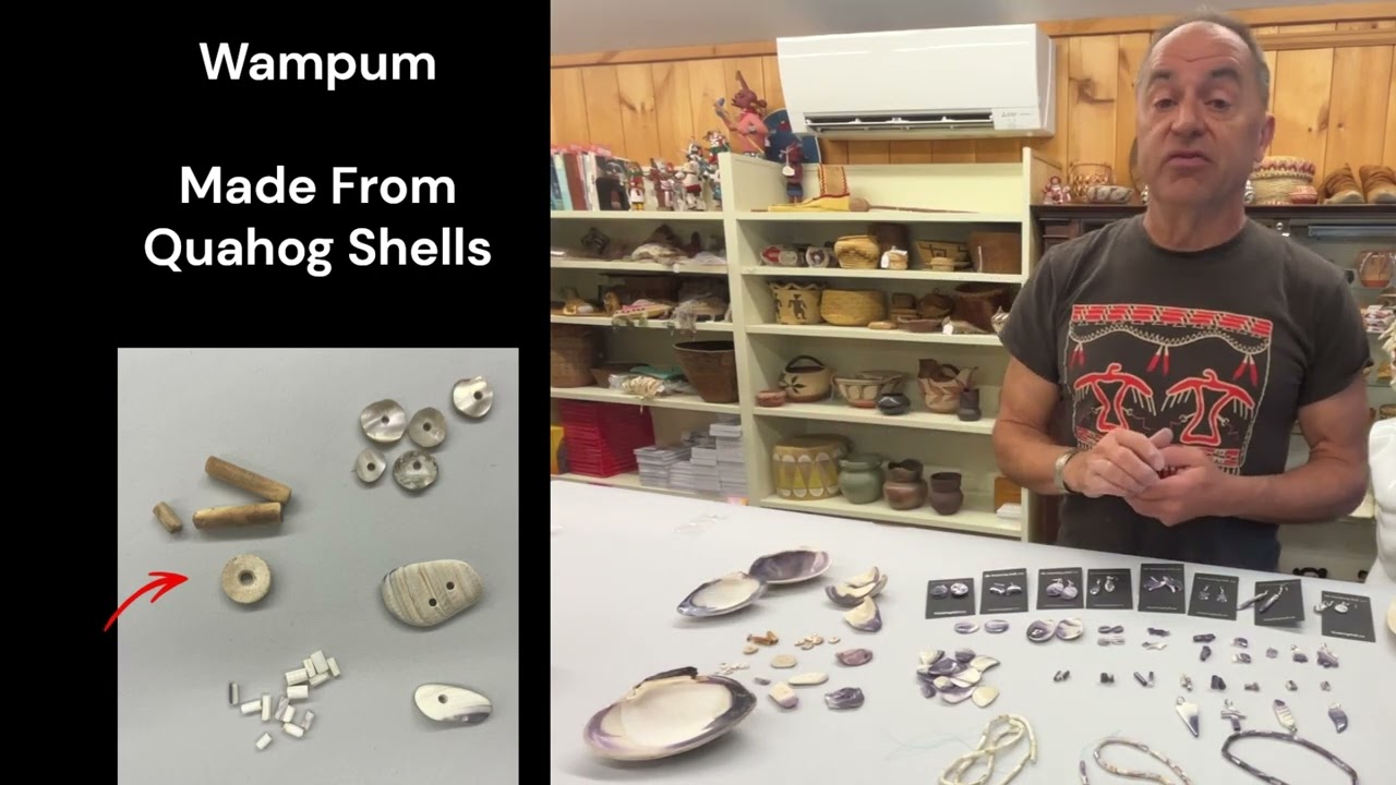 Wampum Jewelry From Quahog Shells