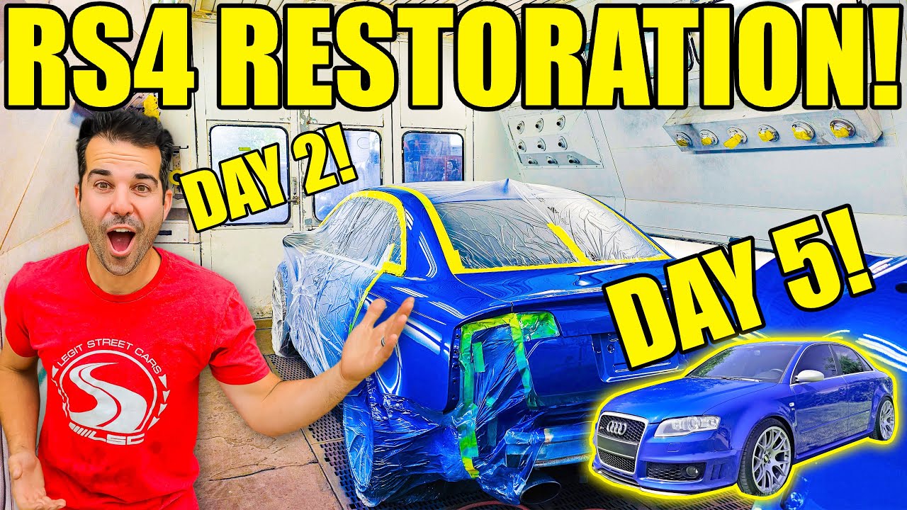We Finished The Audi RS4 Rescue In 5 Days! Car Perfection Unlocked!