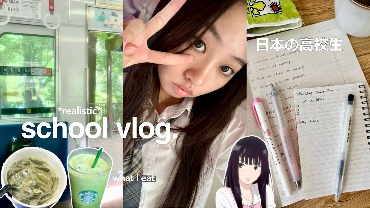 DAYS IN MY LIFE of A Japanese high school student🍥: realistic days, school talking & what I eat