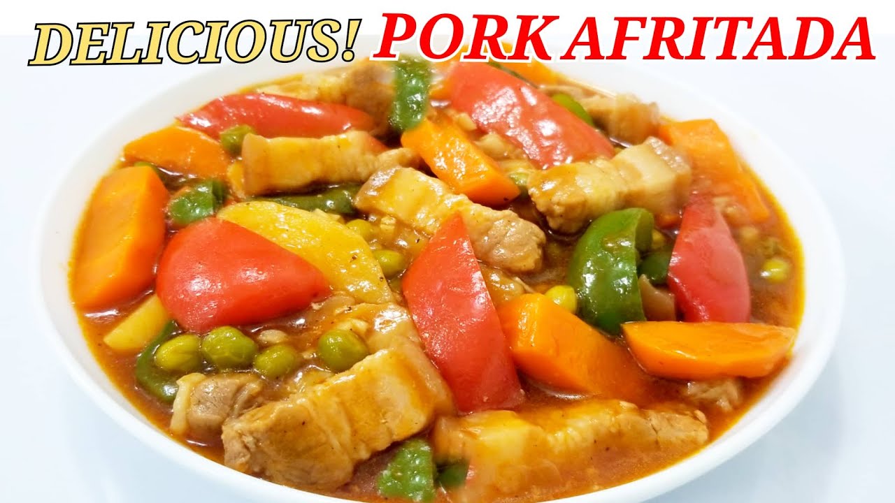 PAANO MAGLUTO NG MASARAP NA PORK AFRITADA