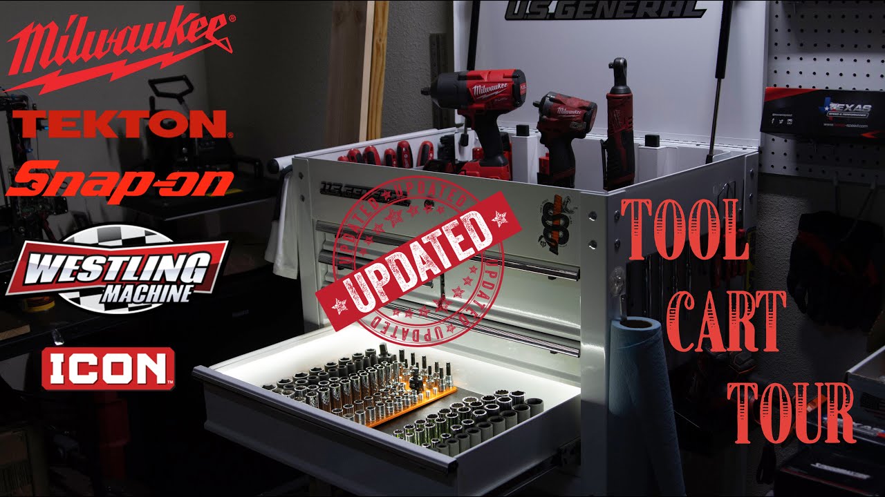 Diy led tool cart drawer mod