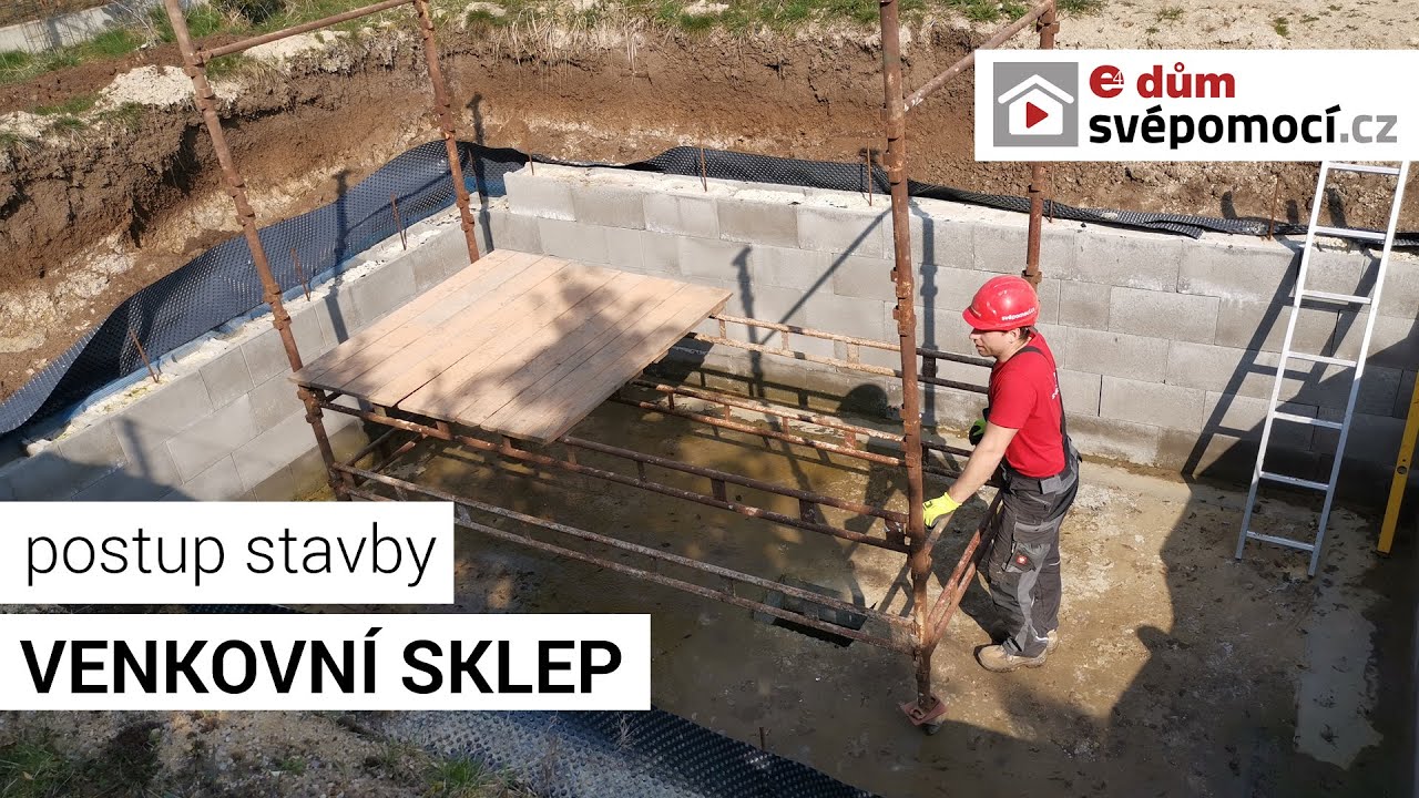 026# Venkovní sklep pod zahradní domek | e4 dům svépomocí