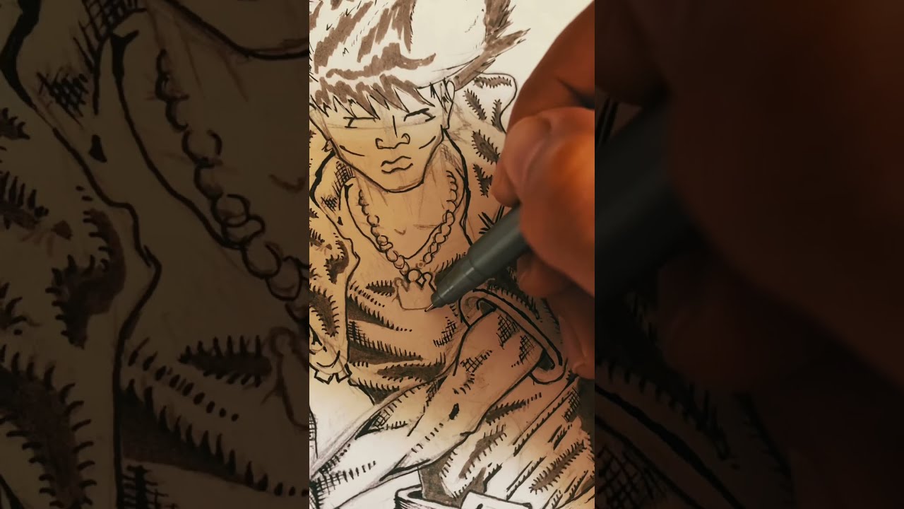 Drawing Sora From Kingdom Hearts, TikTok:legitgreaserdrew