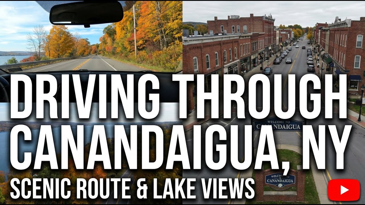 Driving Through Canandaigua, New York