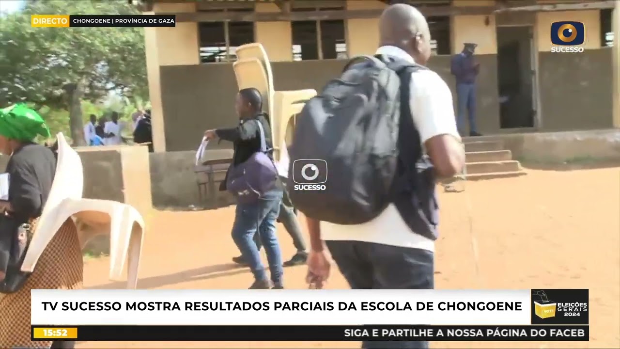 DANIEL CHAPO LIDERA VOTAÇÃO NA EPC DE CHONGOENE