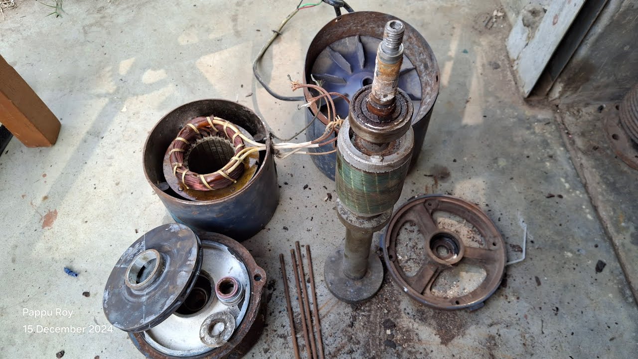 Crompton Greaves JCP 12 /CENTRIFUON JET PUMP, Servicing, Bearing change and Painting!