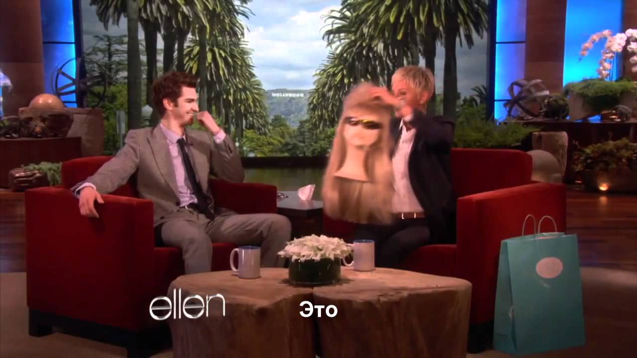 Andry Garfield on ellen. rus sub
