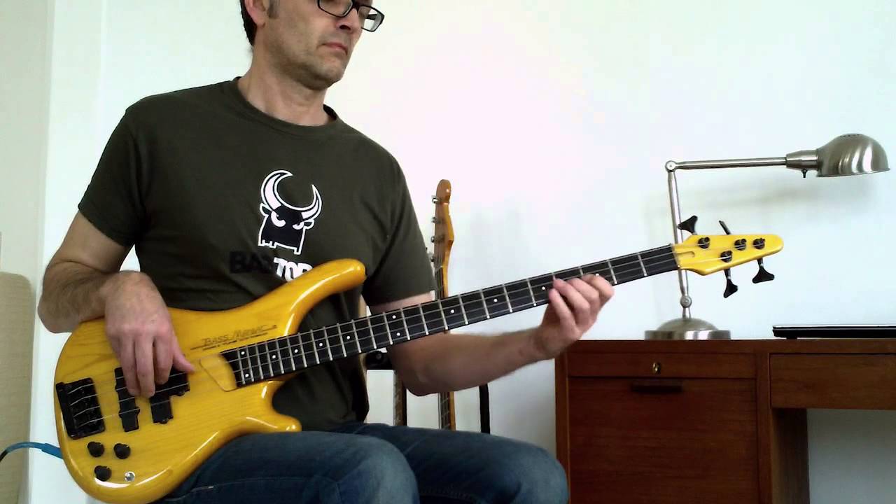 Piccolo bass jam in the dorian minor mode