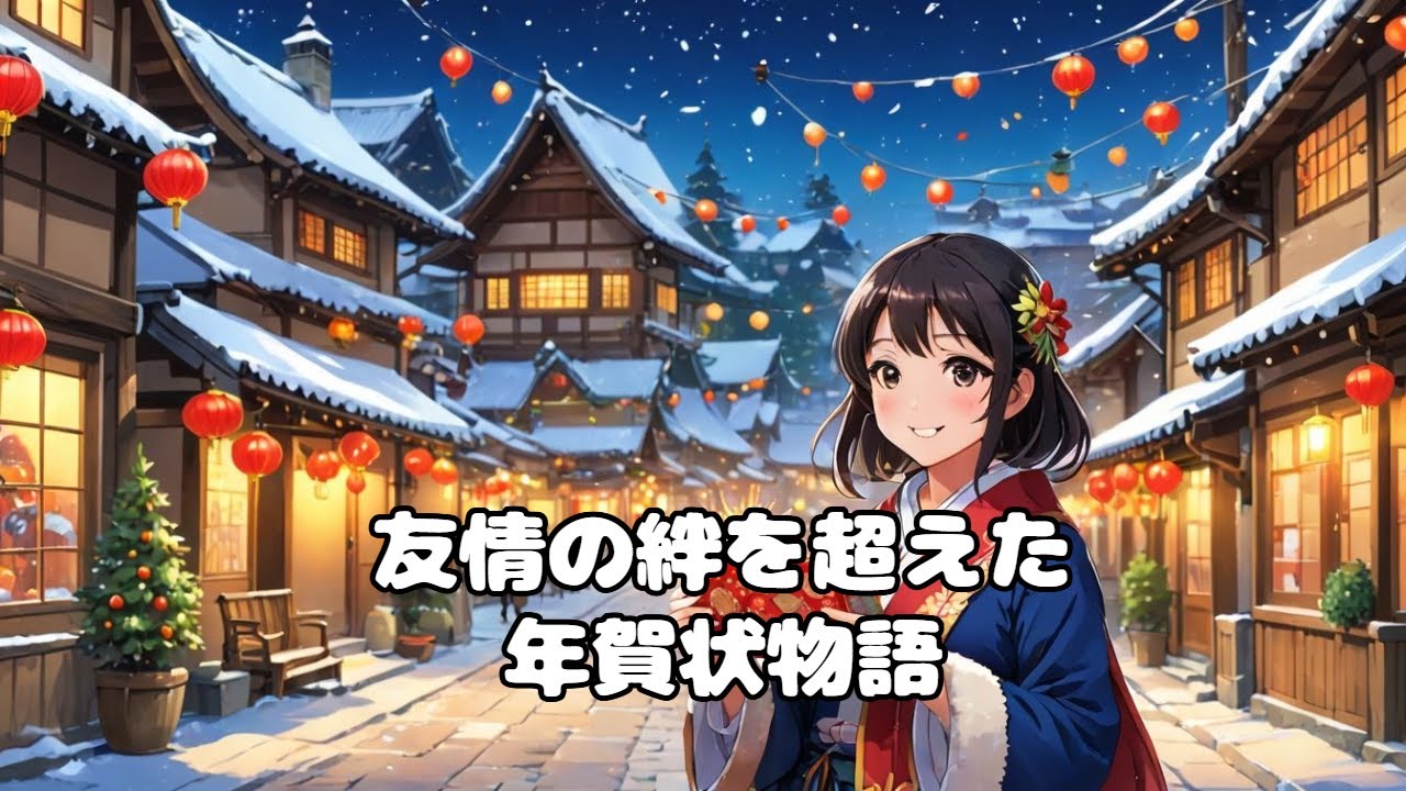 年賀状を届けに