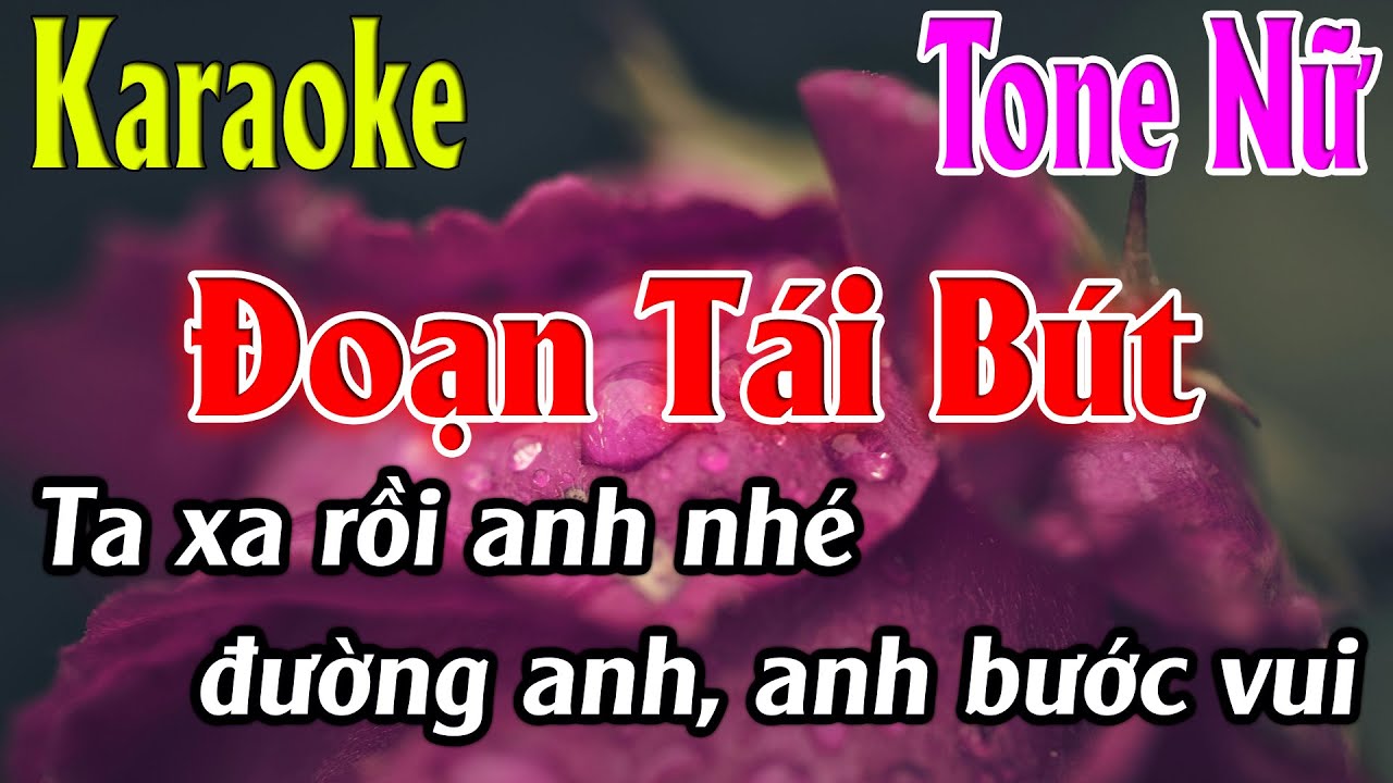 Đoạn Tái Bút Karaoke Tone Nữ ( Abm ) Karaoke Lâm Organ - Beat Mới